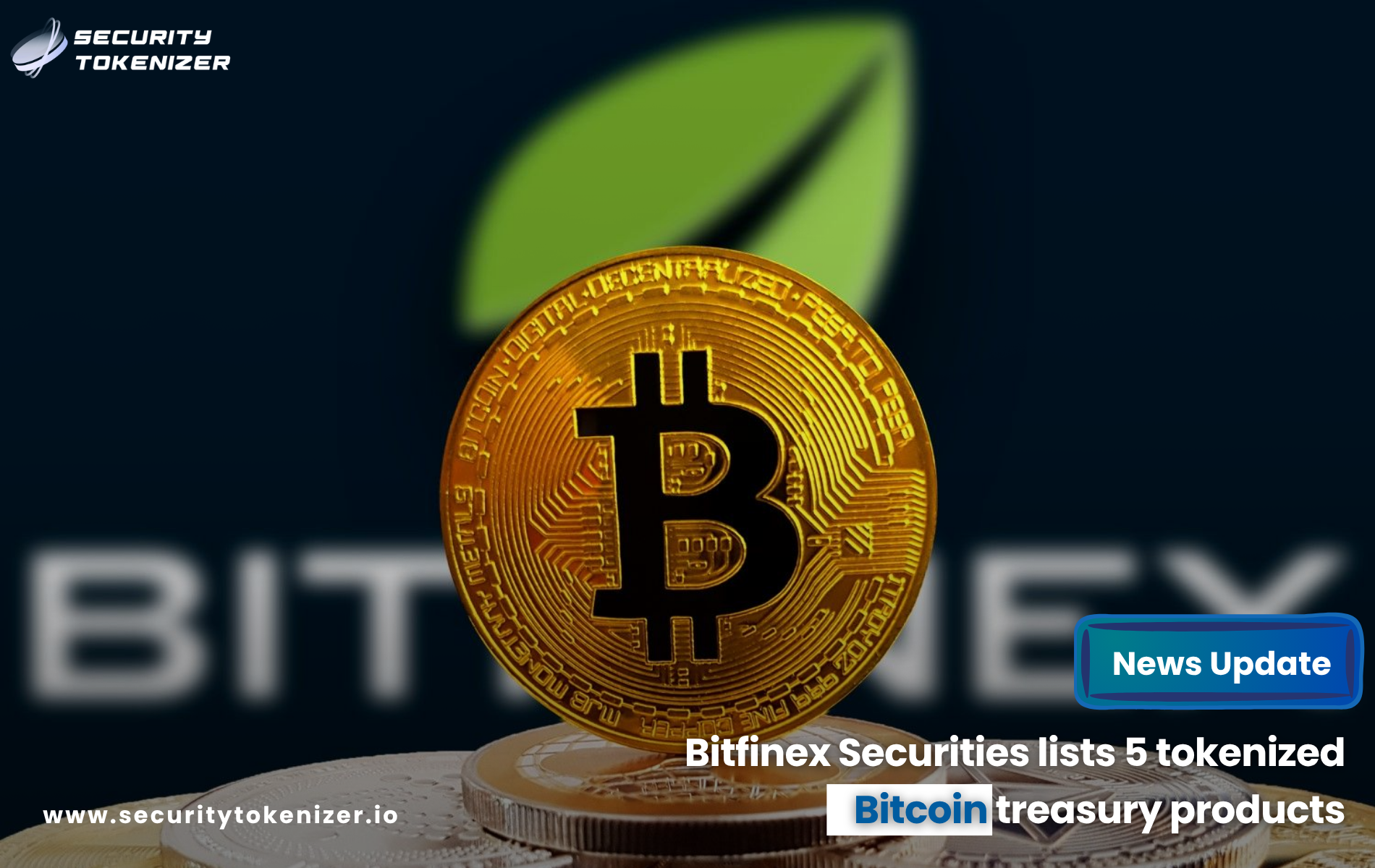 Bitfinex Securities lists 5 tokenized Bitcoin treasury products